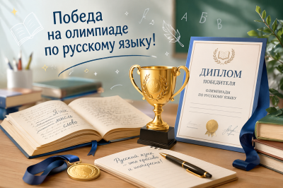 Поздравляем с победой на олимпиаде!